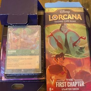 Disney Lorcana Starter Set ***Booster Pack Not Included***